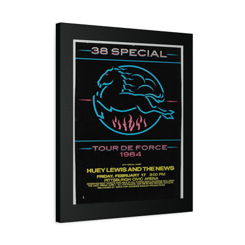 Iggy Pop With Special Guest Jane's Addiction Original Concert Canvas Print Poster