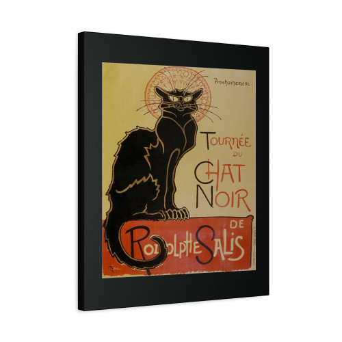 Wallbuddy Le Chat Noir Poster Canvas Print Poster