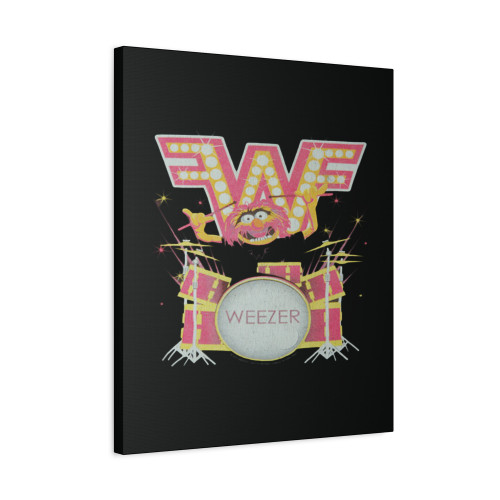 Weezer Muppets Drummer Canvas Print Poster