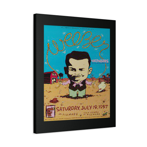 Weezer Vintage Concert Canvas Print Poster