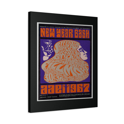 Wes Wilson Psychedelic Canvas Print Poster