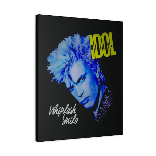 Whiplash Smile Billy Idol Canvas Print Poster