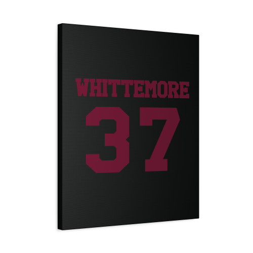 Whittemore 37 Maroon Canvas Print Poster
