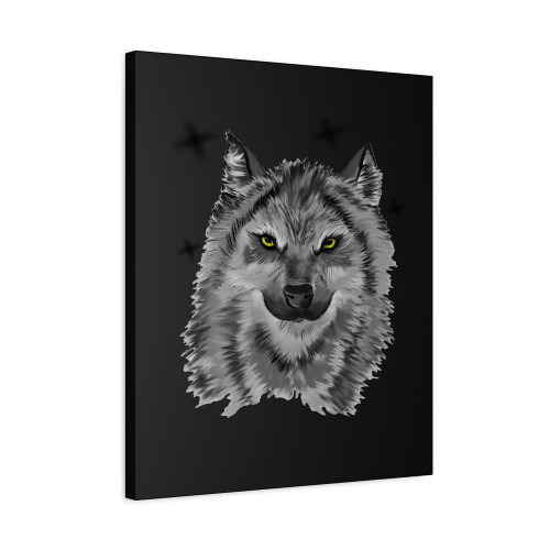Wolf Skull Canvas Print Poster