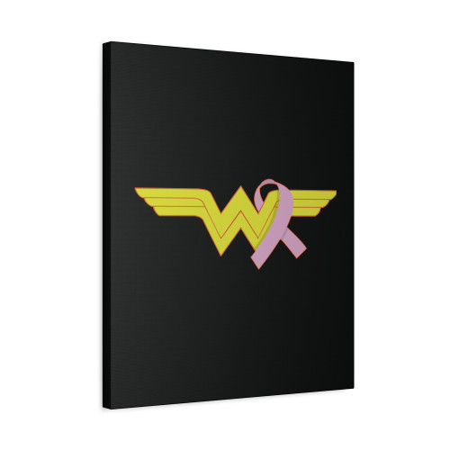 Wonder Woman Breast Cancer Awareness Canvas Print Poster