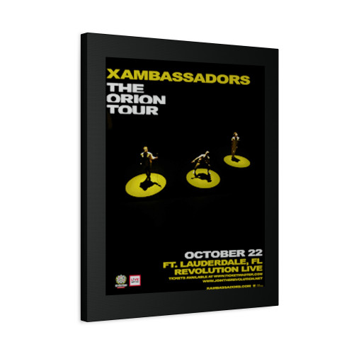 X Ambassadors Concert Canvas Print Poster