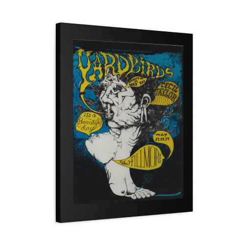 Yardbirds Vintage Concert 1 Canvas Print Poster