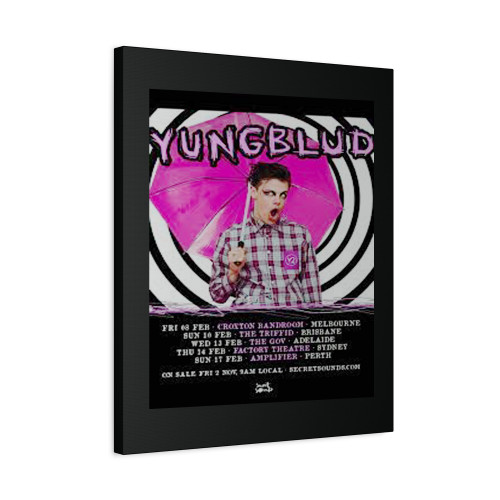 Yungblud Australia 2019 Tour Canvas Print Poster