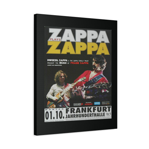 Zappa Dweezil Zappa Plays Zappa Frankfurt 2007 Canvas Print Poster