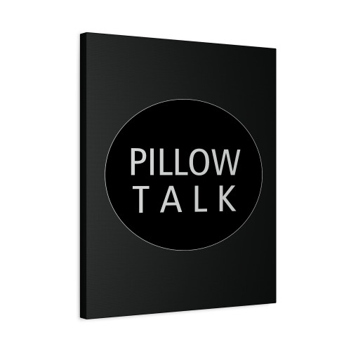 Zayn Pillowtalk Title With Rounded Canvas Print Poster