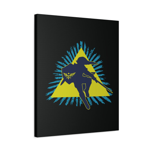 Zelda In Action Canvas Print Poster