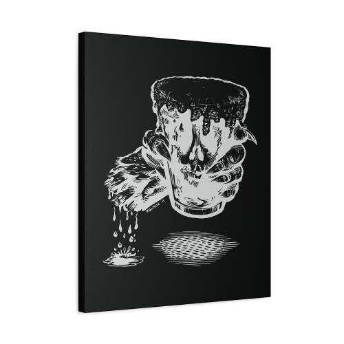 Zombie Beer Canvas Print Poster