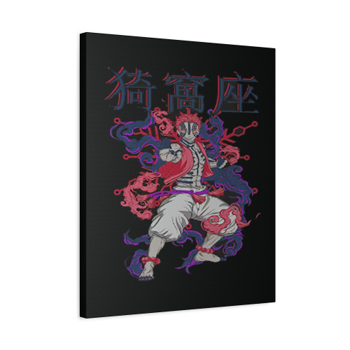 Akaza Demon Slayer Canvas Print Poster