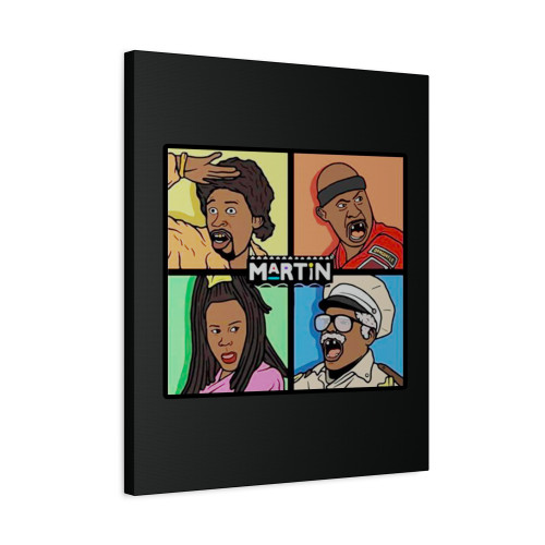 Sitcom Martin Multi Characters Art Canvas Print Poster