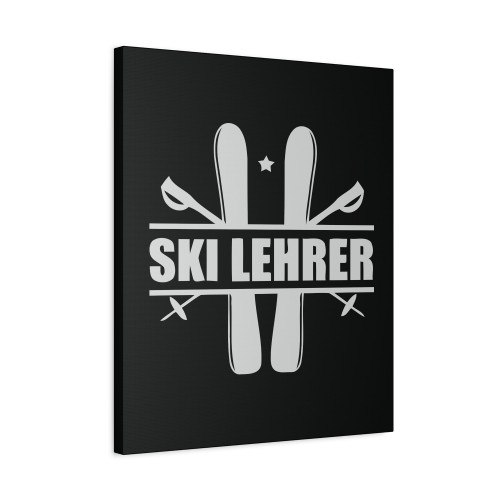 Ski Instructor Skiing Winter Mountains Downhill Slope Canvas Print Poster Ski Instructor Skiing Winter Mountains Downhill Slope Canvas Print Poster