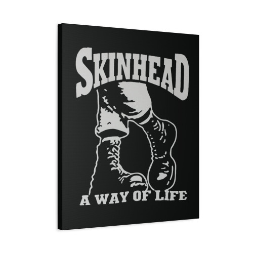 Skinhead Way Of Life Hardcore Punk Rock Oi Canvas Print Poster