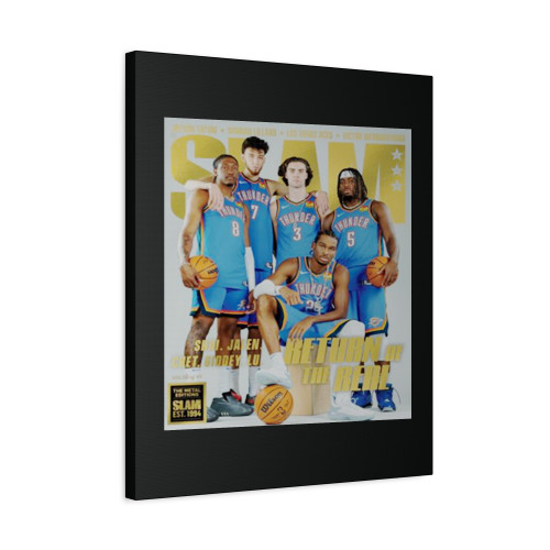 Slam Shai Jalen Chet Giddey Lu Return Of The Real Canvas Print Poster