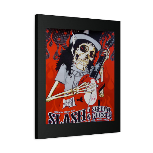 Slash Poster Sxsw 2007 Concert Artist Proof Signed Canvas Print Poster