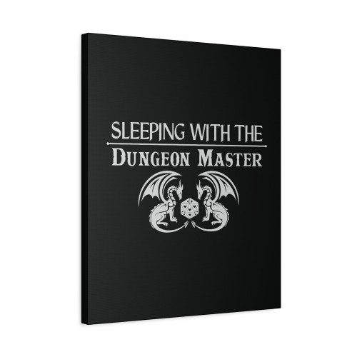 Sleeping With The Dungeon Master Canvas Print Poster