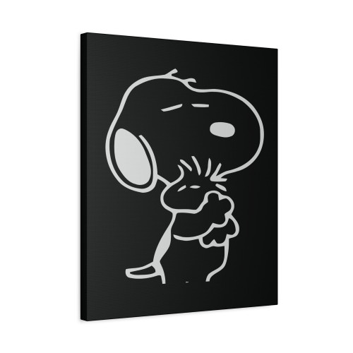 Snoopy Dog Peanuts Charlie Brownug Canvas Print Poster