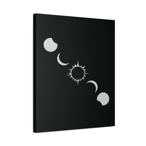 Solar Eclipse Canvas Print Poster