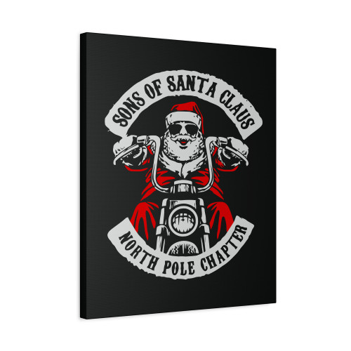 Son Of Santa Motor Club Canvas Print Poster