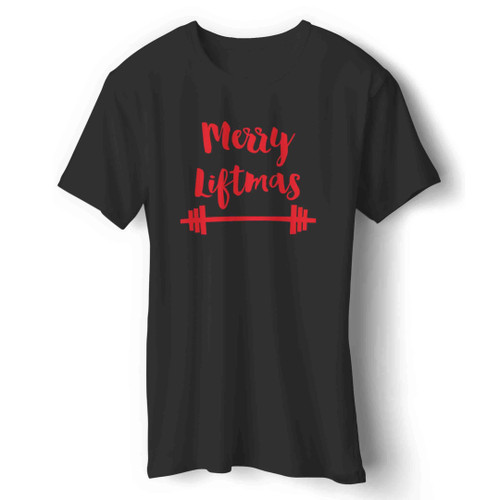 Merry Liftmas Funny Gym Merry Christmas Motivational Fitness Man's T-Shirt