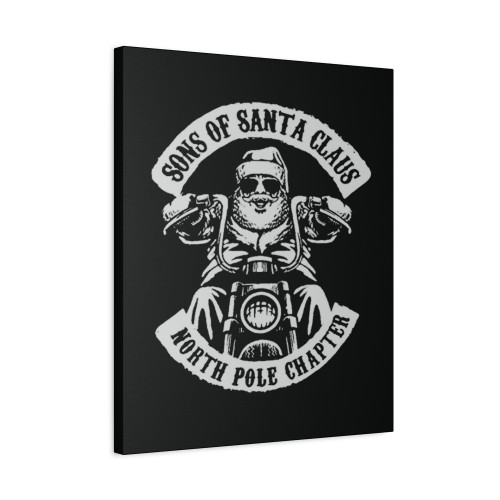 Sons Of Santa North Pole Chapter Canvas Print Poster