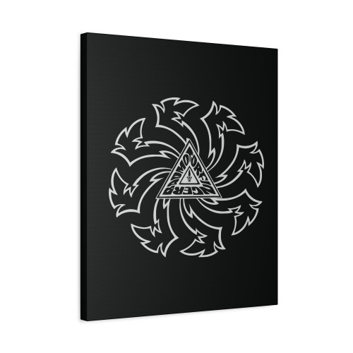 Soundgarden Badmotorfinger White Canvas Print Poster