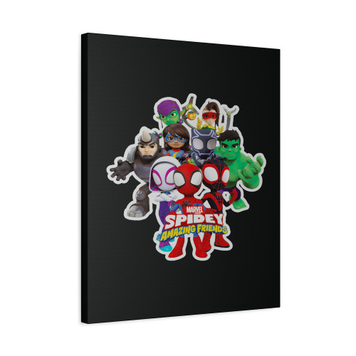 Spidey And His Amazing Friends Spiderman Canvas Print Poster