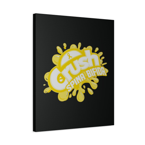 Spina Bifida Cancer Awareness Canvas Print Poster