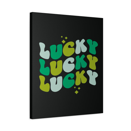 St. Patrick Lucky Day Retro Canvas Print Poster