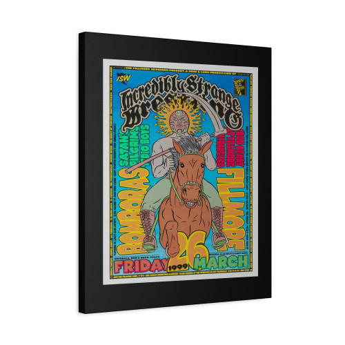 Incredibly Strange Wrestling Vintage Concert Canvas Print Poster