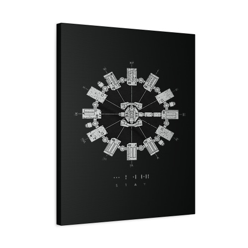 Interstellar Black Hole Canvas Print Poster