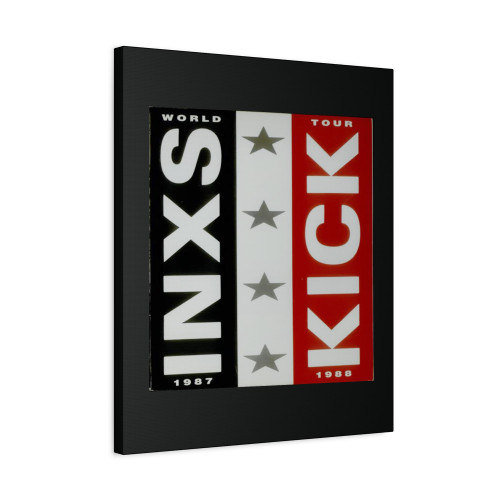 Inxs Kick World Tour Uk Tour Programme Tour Programme Kick World Tour Inxs 27816 Canvas Print Poster
