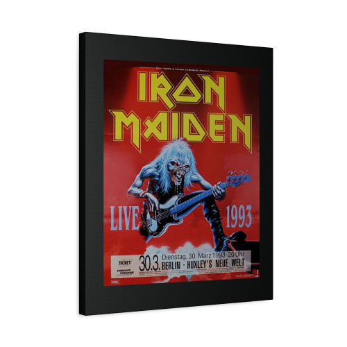 Iron Maiden Berlin 93 Canvas Print Poster