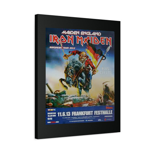 Iron Maiden Maiden England Frankfurt 2013 2 Canvas Print Poster