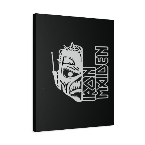 Iron Maiden Somewhere Back In Time Steve Harris Canvas Print Poster