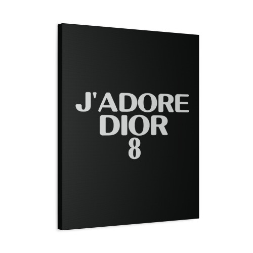 J Adore Number 8 Fashion Canvas Print Poster J Adore Number 8 Fashion Canvas Print Poster