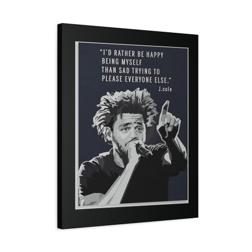 J Cole Canvas Poster Canvas Print Poster