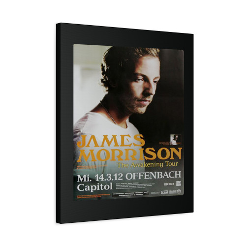 James Morrison Awakening Frankfurt 2012 Canvas Print Poster