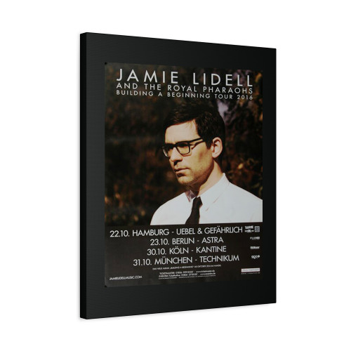 Jamie Lidell Beginning Tour 2016 Canvas Print Poster