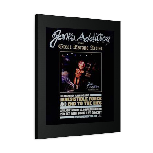 Janes Addiction The Great Escape Artist Canvas Print Poster