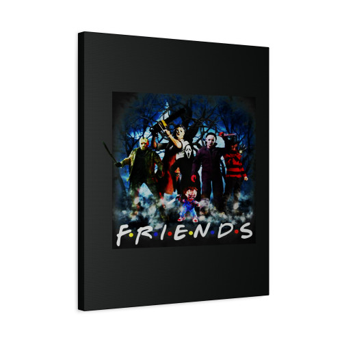 Jason Michael Friends Halloween Scary Horror Canvas Print Poster