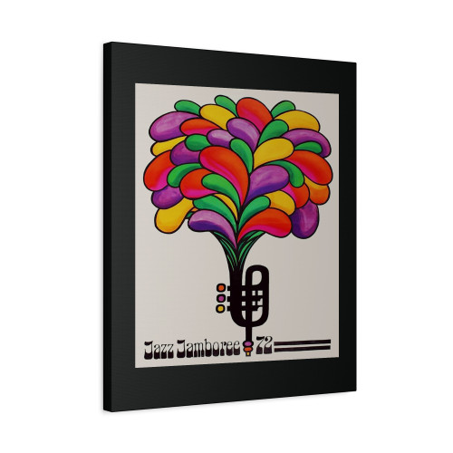 Jazz Poser Jazz Print Jazz Wall Art Vintage 1972 Jazz Festival Poster Canvas Print Poster
