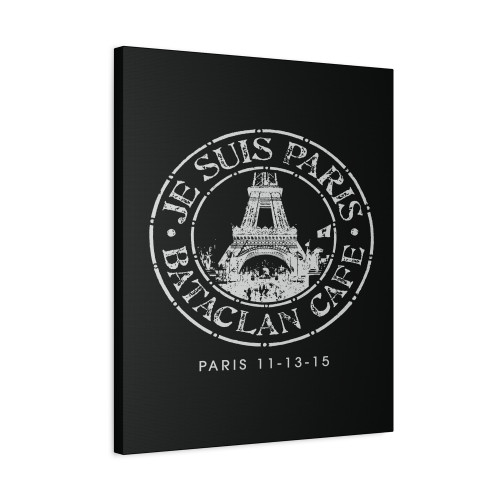 Je Suis Paris Canvas Print Poster