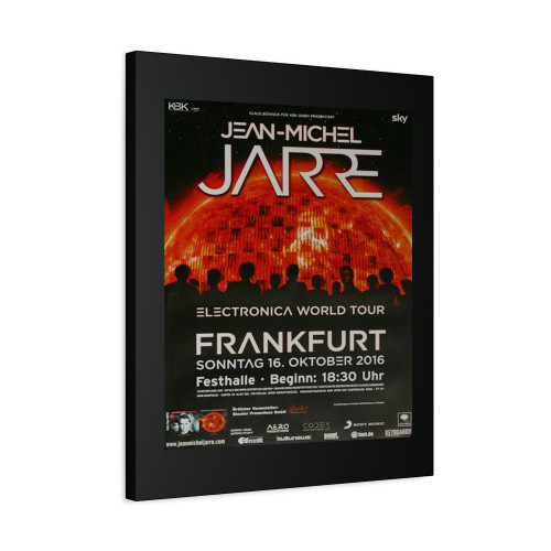 Jean Michel Jarre Electronica Frankfurt 2016 Canvas Print Poster