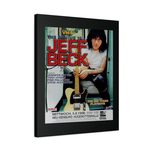 Jeff Beck The Genius In Neu-Isenburg 1998 Canvas Print Poster