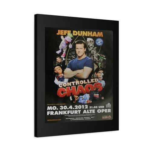 Jeff Dunham Controlled Chaos Frankfurt 2012 Canvas Print Poster
