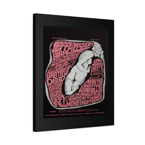 Jefferson Airplane 3 Canvas Print Poster